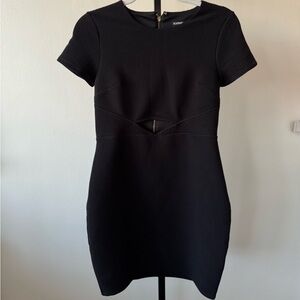 Express cut out body con dress